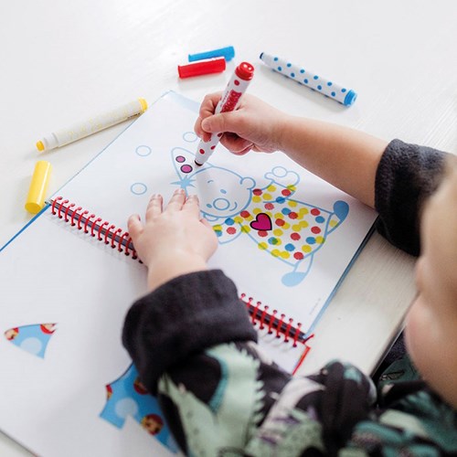 Bambolino Toys Bumba stamp book - creative toy for children