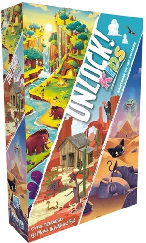 Asmodee board game Unlock! Kids Adventures from the Past puzzle game