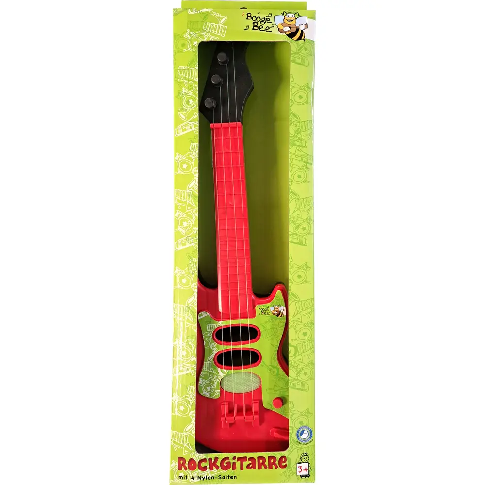 Vedes toy rock guitar red 40 cm with nylon strings for children
