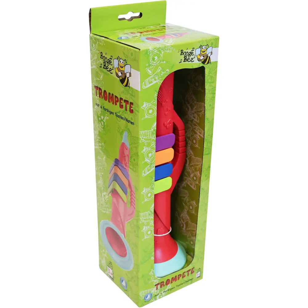 Vedes toy trumpet red 27cm educational musical instrument kids