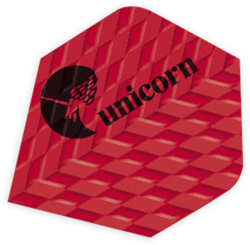 Unicorn dart flights Q.100 Plus red - 100 micron - standard