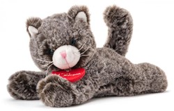 Lumpin Lumpin cat Chicky dark gray 20 cm 94174