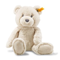 Steiff plush teddy bear Bearzy - soft cuddly friend, beige 28 cm