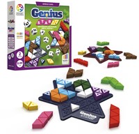 Smart Games puzzle game Genius Star - challenging brain teaser for kids and adults