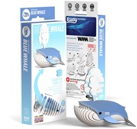 Eugy 3D puzzle - Blue Whale cardboard model kit toy for kids-3