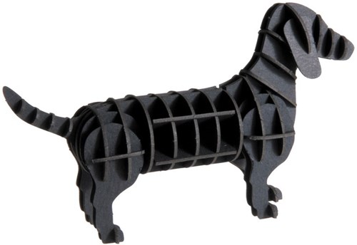 FRIDOLIN 3D Paper Model - Dachshund-3