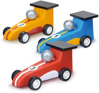 Mentari toy racing cars pull-back set for children-2