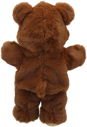 The Puppet Company cuddly bear - walking hand puppet made from recycled material
