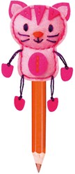 Avenir pencil topper cat - colorful cat pencil accessory