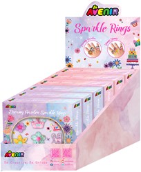 Avenir glitter rings craft set - creative jewelry making