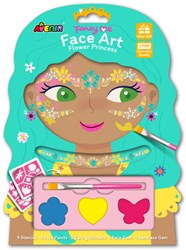 Avenir face paint set flower princess - creative face art for kids