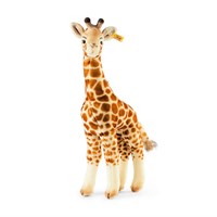 Steiff cuddly toy giraffe Bendy plush toy beige brown 45 cm