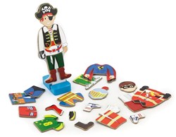 Viga Toys Dress up puzzle boy magnetic 36-deli