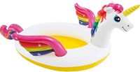 Intex unicorn pool inflatable kids paddling pool 272x193x104 cm water fun