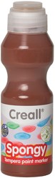 Creall paint marker brown - Spongy 70ml kids paint ergonomic