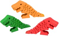 Johntoy dinosaur toy Flexi Dino T-Rex colorful play figure