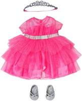 BABY born princess outfit doll dress pink tiara 43cm accessories-2
