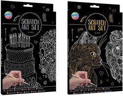 Creative Craft Group scratch art set craft toy multi color