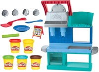 Play-Doh toy restaurant kitchen playset Busy Chefs with modeling clay-3