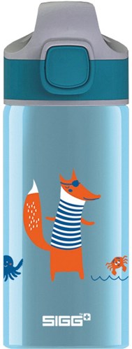 SIGG kids water bottle - Fox design - 0.4L aluminium BPA-free-3