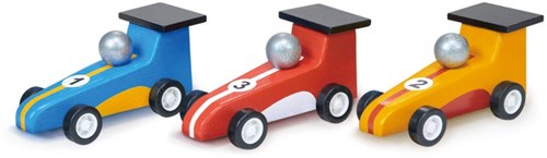 Mentari toy racing cars pull-back set for children