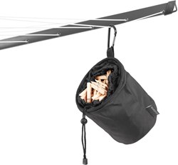 Brabantia peg bag black - handy outdoor storage for pegs and laundry
