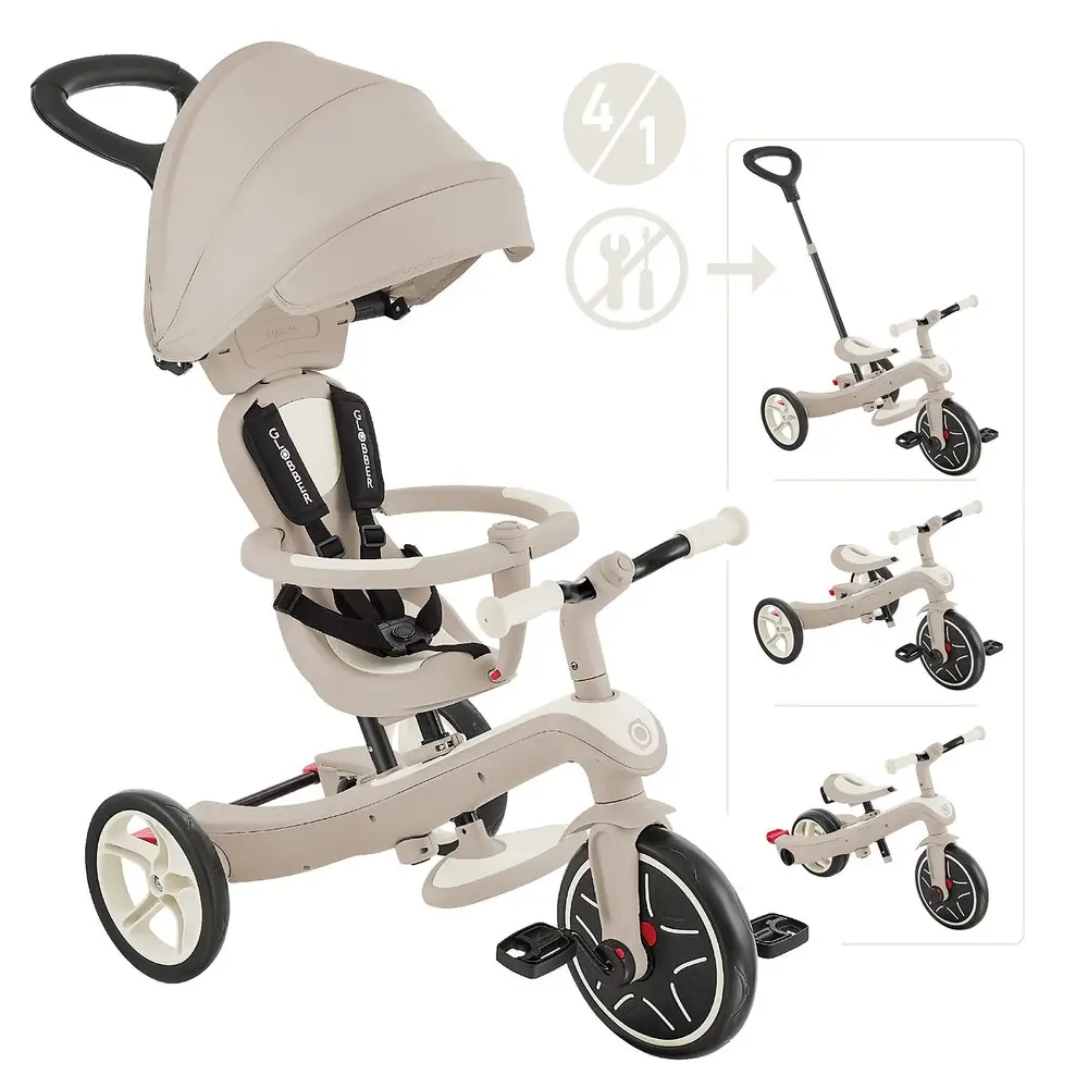 Vedes tricycle Explorer Trike 4in1 Eco - versatile kids' bike, sustainable and adjustable
