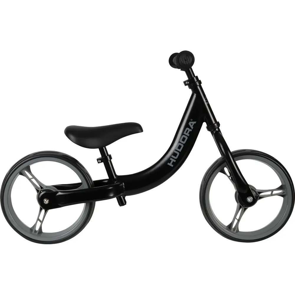 Hudora balance bike Classic black - Kids bike with adjustable handlebar