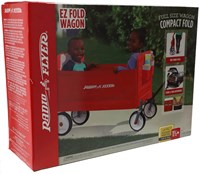 3-in-1 EZ red wagon toy cart for kids