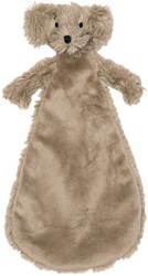 Happy Horse cuddle cloth dog Duke - soft brown comforter baby gift