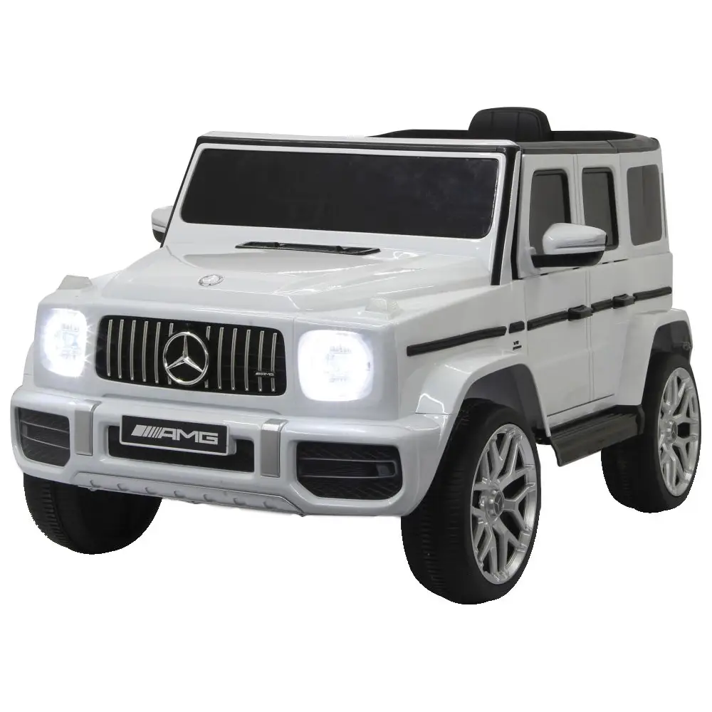 Jamara ride-on Mercedes-AMG G 63 white 12V kids car with music
