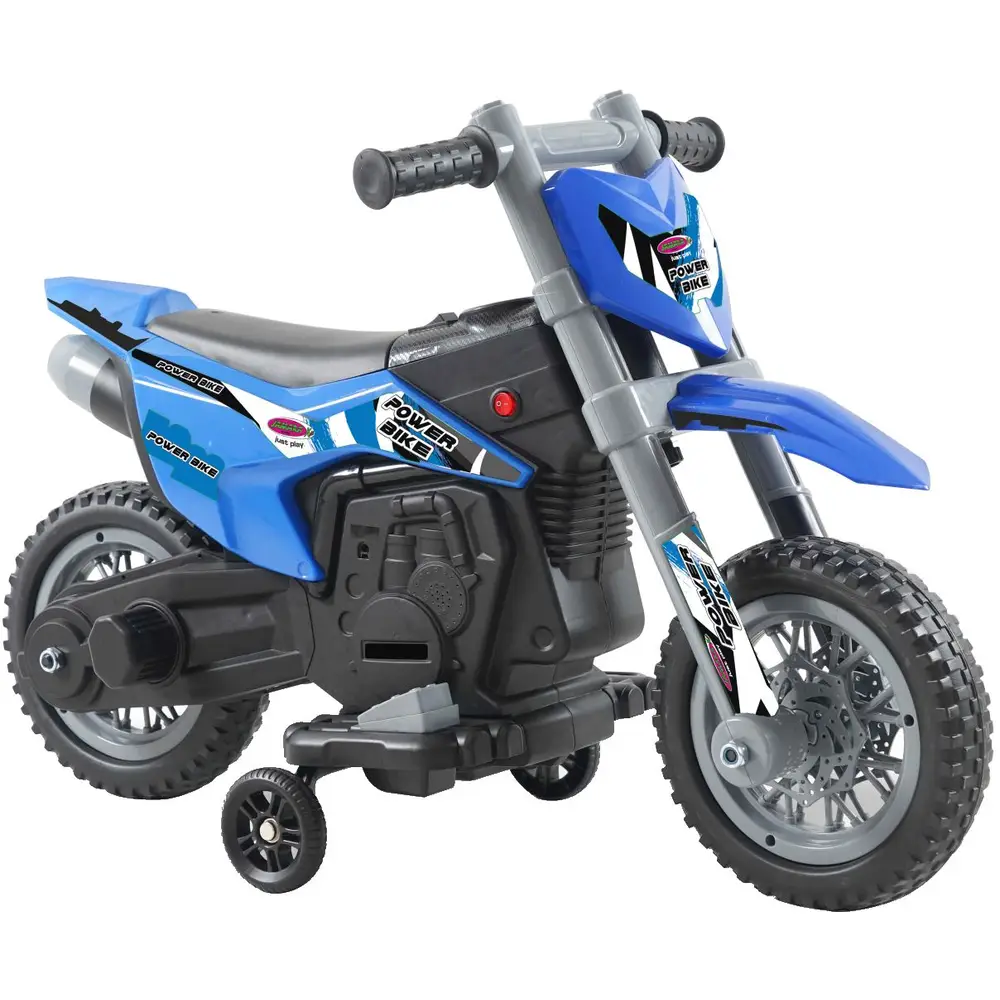 Jamara Power Bike electric kids motorcycle blue 6V with sound