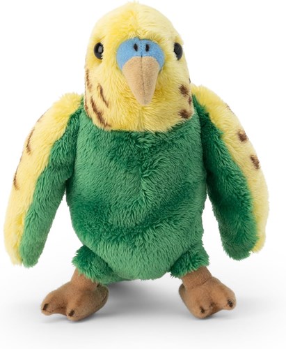 Tobar budgie plush toy - lifelike soft bird for kids-3