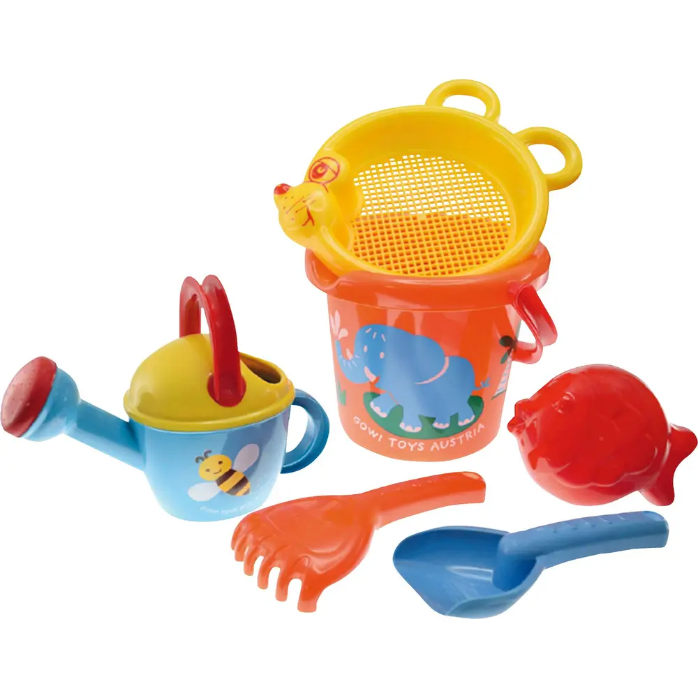 Gowi sand set toy bucket and accessories for outdoor fun