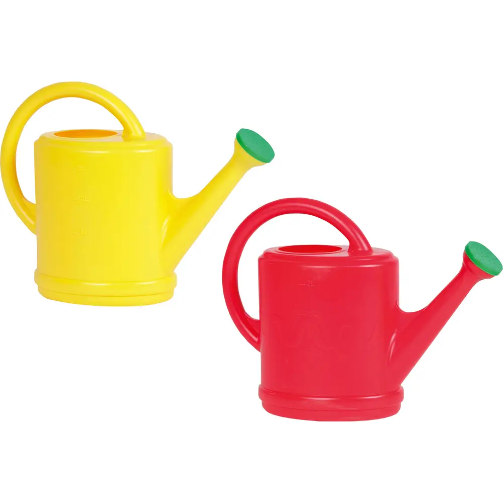 Vedes watering can toy 2.5 liters plastic red yellow garden