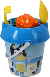 Bluey beach bucket set 5-piece 18 cm sand toy