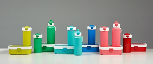 Mepal pop-up water bottle Campus 400 ml - Wild Tiger - BPA-free and child-friendly-2