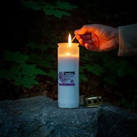 Bolsius memorial candle grave light red with lid 50 hours outdoor-3
