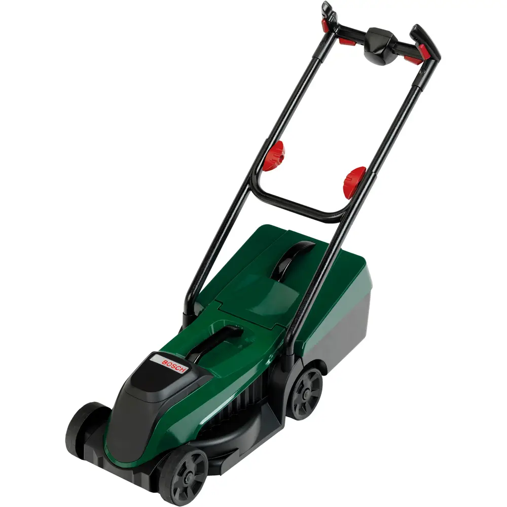 Klein Bosch toy lawn mower with sound and removable grass catcher