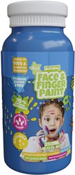 Face & Fingerpaint bottle blue kids face paint 250ml carnival paint