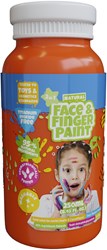 Face & Fingerpaint bottle orange 250ml kids face paint safe