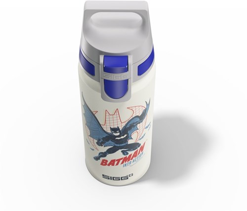 SIGG kids water bottle Batman - aluminium 0.6L white - school-3