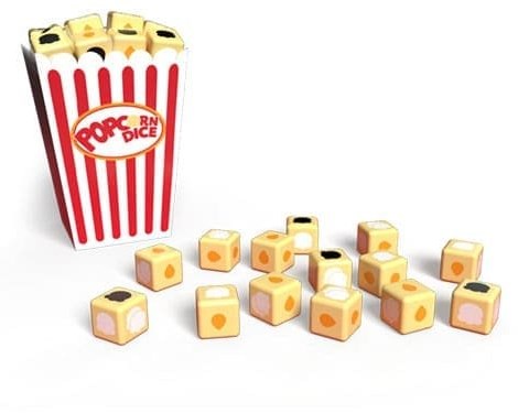 Asmodee dice game Popcorn Dice for kids and families