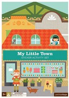 Petit Collage sticker set - reusable stickers My Little Town toy