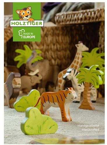 Goki Holztiger booklet animals cardboard colorful illustrations