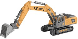 Construction crane toy excavator yellow plastic educational