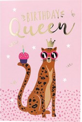 Depesche birthday card music colorful Queen design