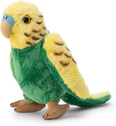 Tobar budgie plush toy - lifelike soft bird for kids
