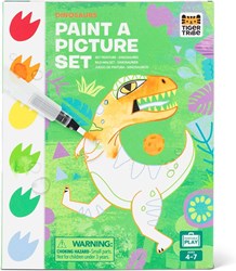Tiger Tribe dinosaur painting set - creative craft kit for kids