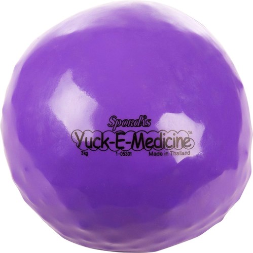 Spordas Yuck-E medicine ball toy for kids and therapy